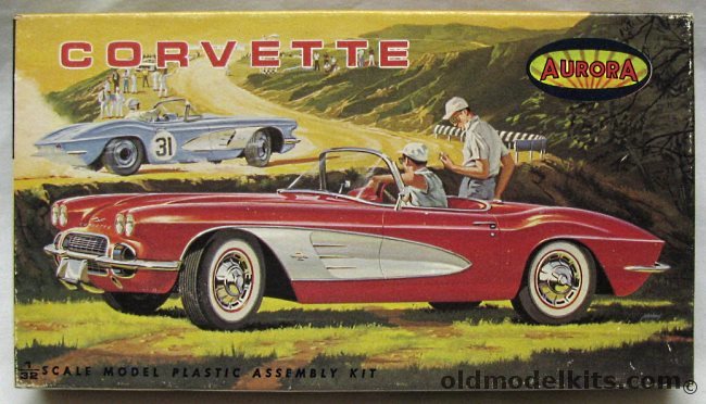 Aurora 1/32 1962 Chevrolet Corvette, 519-50 plastic model kit